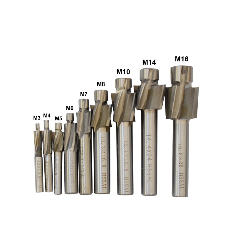 ebay cross-border hot sale M3-M16 countersunk milling cutter high speed steel countersunk cutter countersunk drill countersunk drill reaming cutter