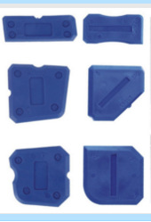 6-piece seaming tool set internal corner scraper glass glue shovel cleaning residual glue scraper tool suit combination