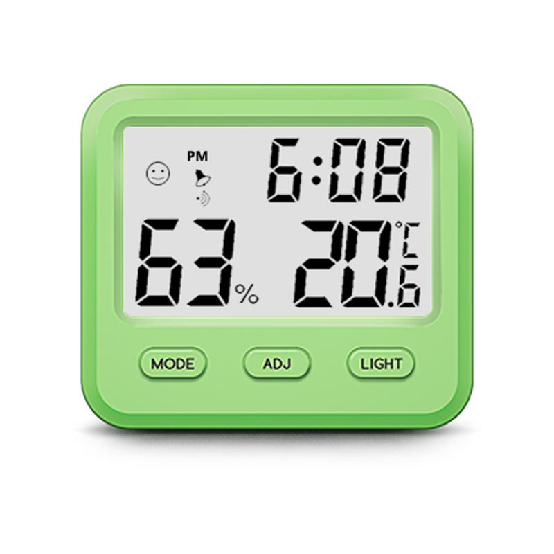 Electronic Indoor Desktop Temperature and Humidity Meter CH-915 Simple Magnetic Absorption Backlight High Precision Digital Temperature and Humidity Meter