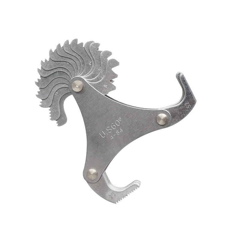 Metric/English/American One-piece Thread Template/Rib Template/Thread Gauge/Tooth Gauge 55 Degrees 60 Degrees