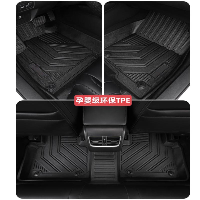 TPE is suitable for Honda right rudder N-BOX JF3 JF4 car mat non-slip environmental protection n-box wear-resistant floor mat