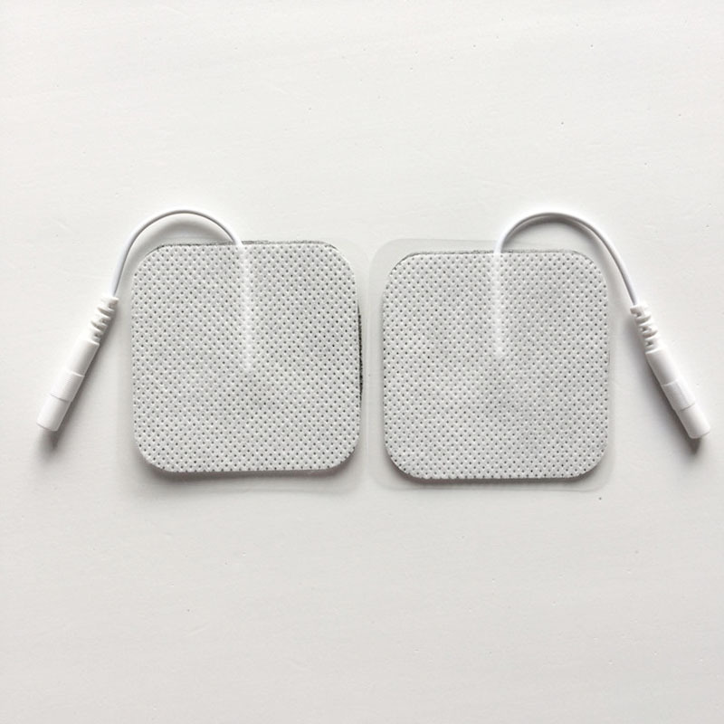 Massage equipment accessories 4 * 4cm white non-woven electrode patch physiotherapy massage patch can be processed as required