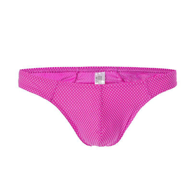 B703 men's underwear sexy low waist silky men's thong men's T pants