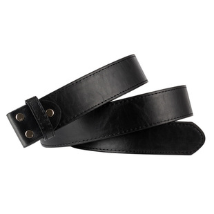 PU belt without buckle smooth buckle belt strap body