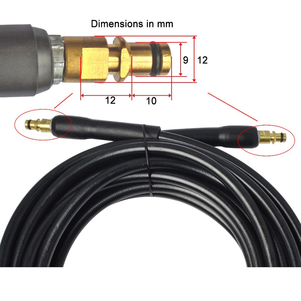 AliExpress K series high pressure pipe docking pipe extended connector quick plug car wash water gun outlet pipe cross-border hot sale