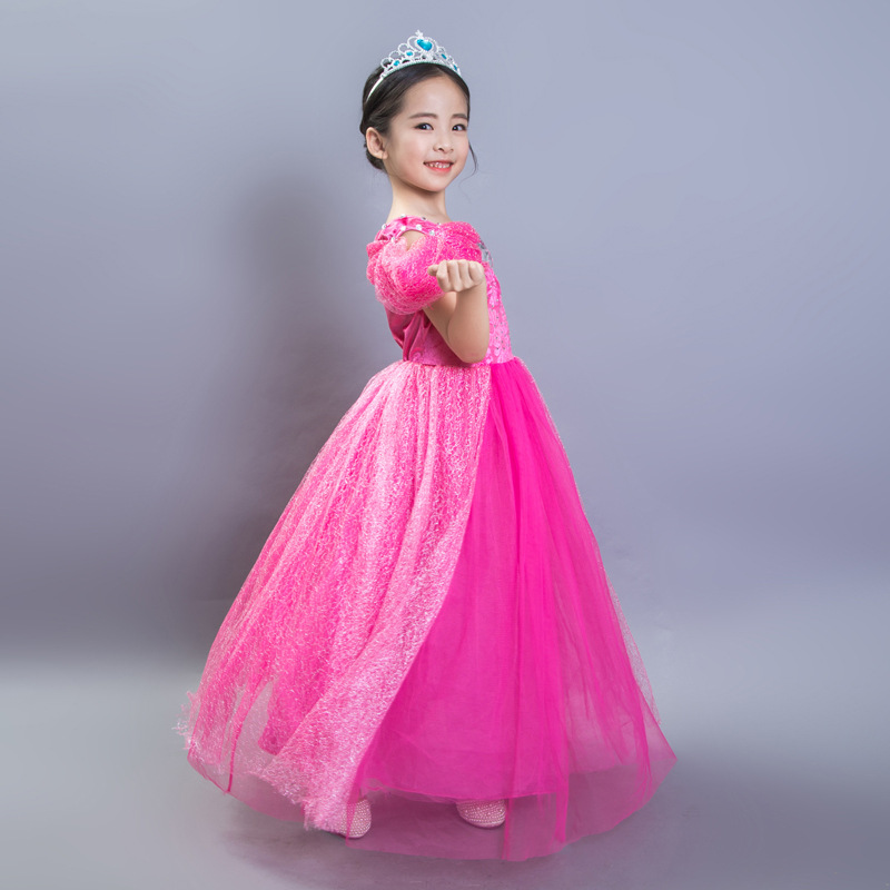 Frozen Princess Dress Aisha Puff Dress Halloween Performance Dress Cinderella Performance Children's Dress