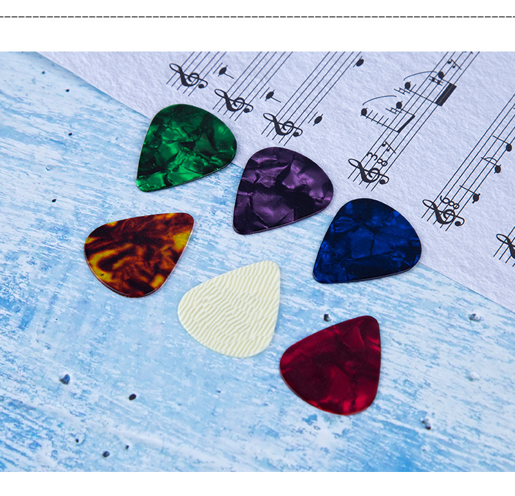 Guitar pick Universal ABS pick celluloid 0.46 0.71 0.96 pick shrapnel guitar Universal pick