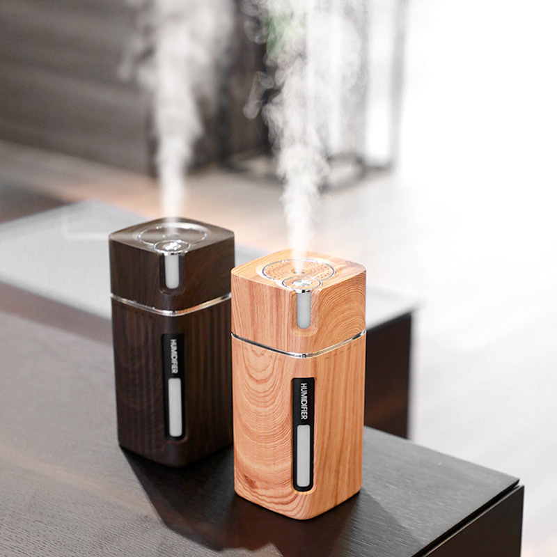 New creative hot wood grain L1 humidifier home car Mini usb
