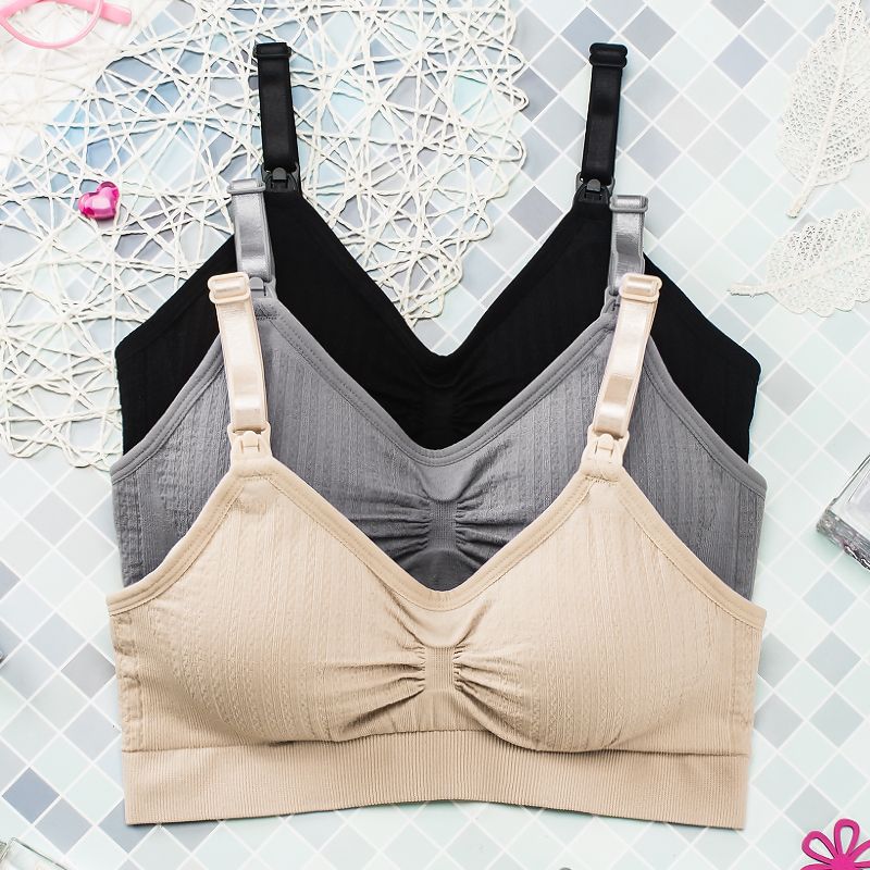 Seamless Large Size Front Opening Button Push-up Breast-feeding Bra Lactation Underwear Pregnant Women Underwear Breast-feeding Bra