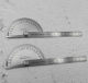 Angle ruler angle ruler 180 degree angle protractor 100mm angle ruler stainless steel angle ruler 0-180 ° semicircle