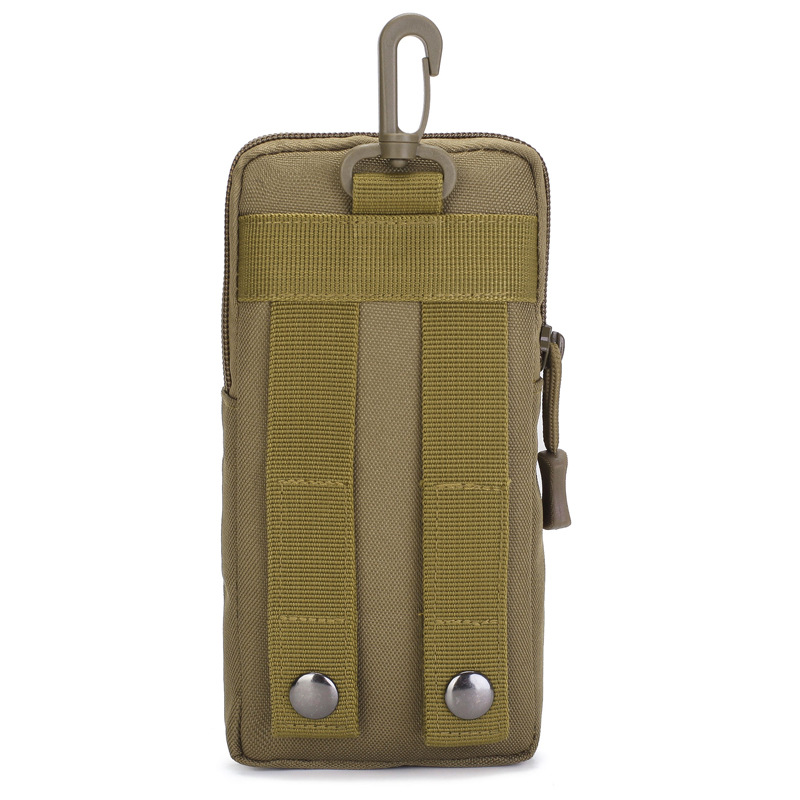 Mobile Phone Bag Multi-functional Wear Belt Small Hanging Bag Water Kettle Bag Vertical Belt Bag Practical Wear-resistant Waterproof Tactical Waist Bag