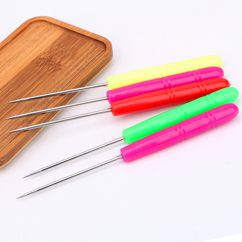 Thousands of cone wooden handle awls can be used to turn over bag corners/send cloth/fold/garnish awl shoe repair awl plastic cone