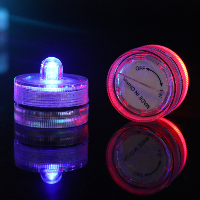 LED waterproof candle light fish tank light aquarium light evening bar wedding waterproof electronic candle light diving light