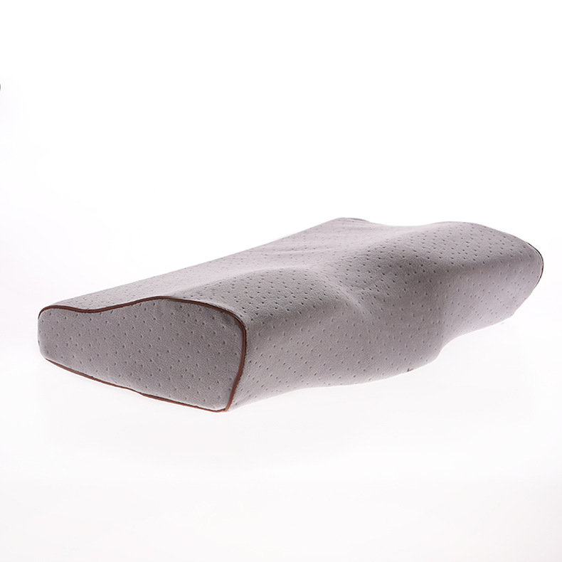 New cervical butterfly memory pillow wholesale slow rebound butterfly pillow snoring pillow velvet memory cotton pillow set
