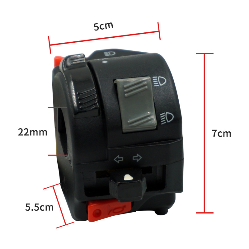 Motorcycle modification switch suitable for YAMAHA type handle seat switch RXKNEW 125 combination switch handle switch