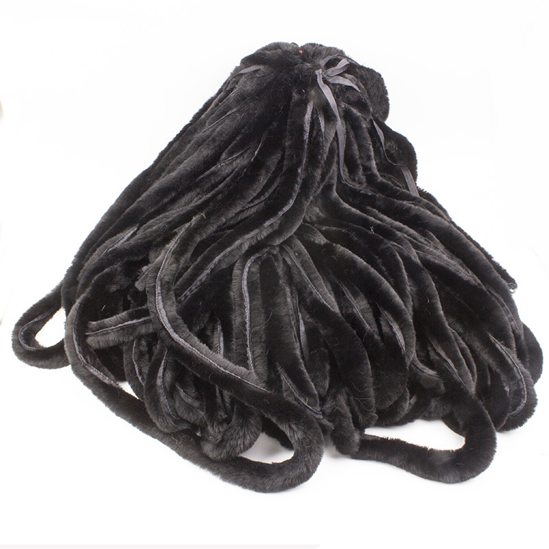 Spot manufacturers 4cm imitation Rex rabbit wool top clothing accessories artificial wool autumn and winter wool collar wool Chinese clothing ethnic