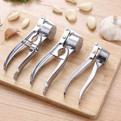 Wholesale Extra Large Garlic Press Garlic Mud Garlic Clip Multifunctional Zinc Alloy Stainless Steel Manual Pull Type Garlic Beat