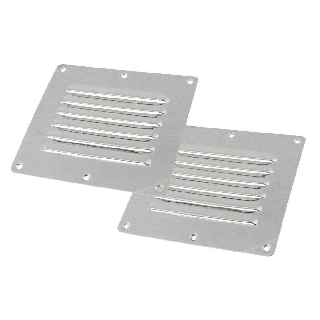 Aishuo 120*120 stainless steel ventilation panel Louver vent Marine yacht with hardware accessories