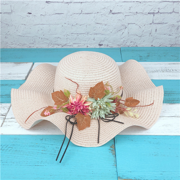 Summer Parent-Child Hat Children's Big-brimmed Straw Hat Sunscreen Sunshade Hat Beach Hat Seaside Travel All-match Casual Sun Hat
