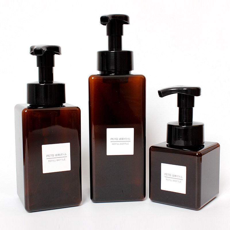 250ml Foam Bottle Moose Foam Bottle Body Soap Hand Soap Effervescent Tablets Bottle Disinfectant Water Cosmetics Bottled
