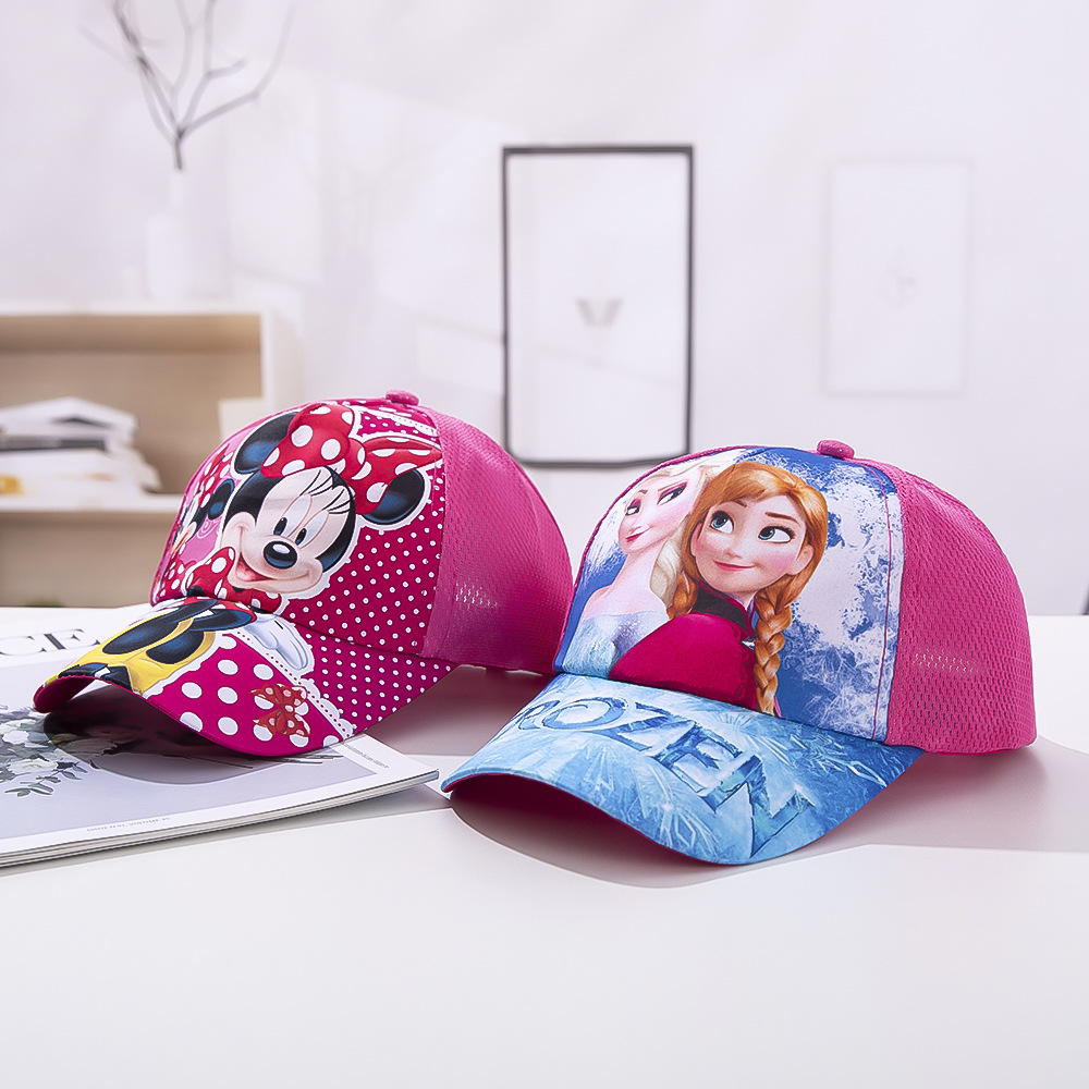 Cartoon Cap Spring New Children's Hat Printed Sunshade Baseball Cap for Boys and Girls Korean Style Children's Cap Summer and Autumn