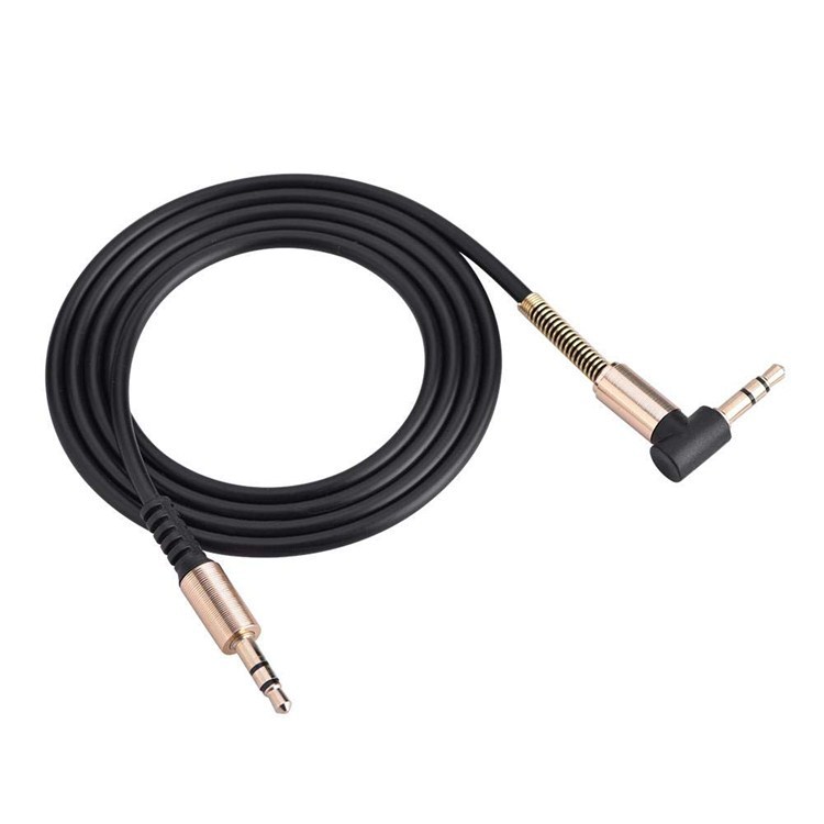 Car aux audio cable 3.5mm male-to-public straight/elbow audio cable mobile phone connection car speaker cable