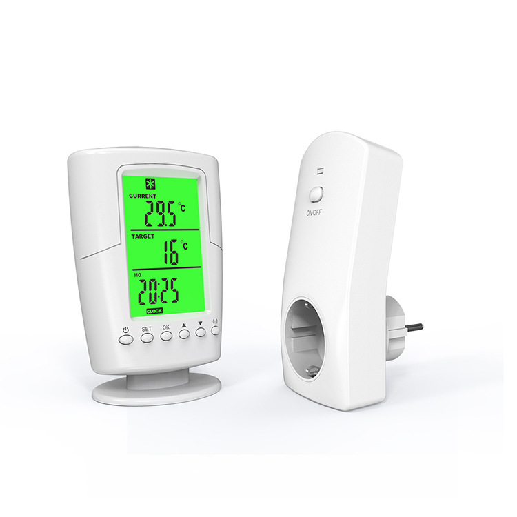 European-style smart wireless temperature control socket multi-function household appliance timing switch electronic digital display automatic thermostat