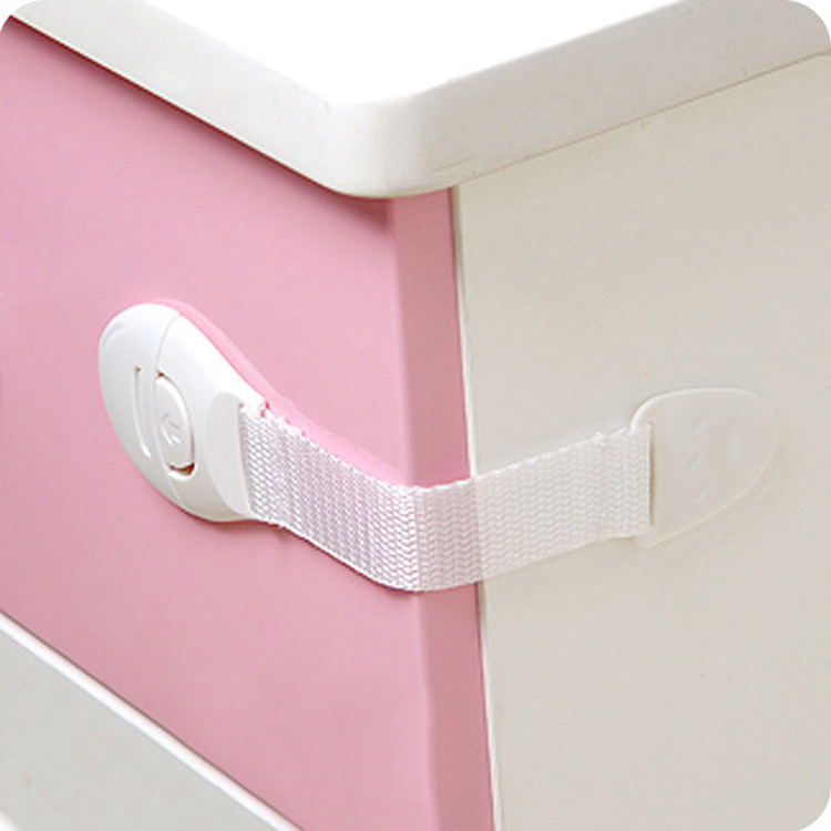 Infant baby safety protection lock multifunctional cloth with lock ribbon lock drawer buckle lock refrigerator lock cabinet door lock