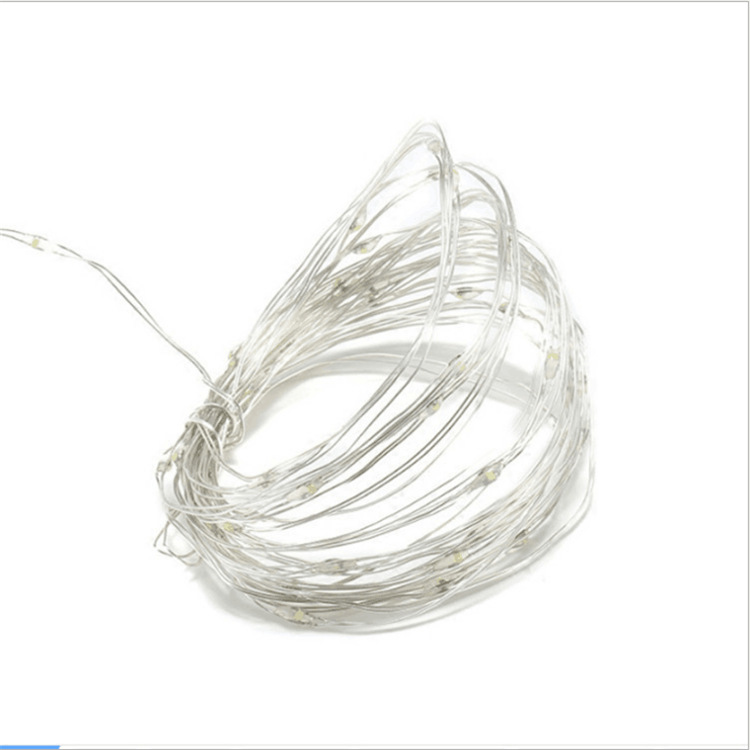 24 New Christmas Decorative Lantern Copper Wire Light String 20 Lights Santa Claus Snowman Elk Bell Tree Light String