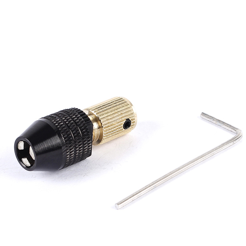 0.3-3.2mm small motor center shaft three jaw chuck 2.0-5.0mm shaft hole with M8 motor Chuck set