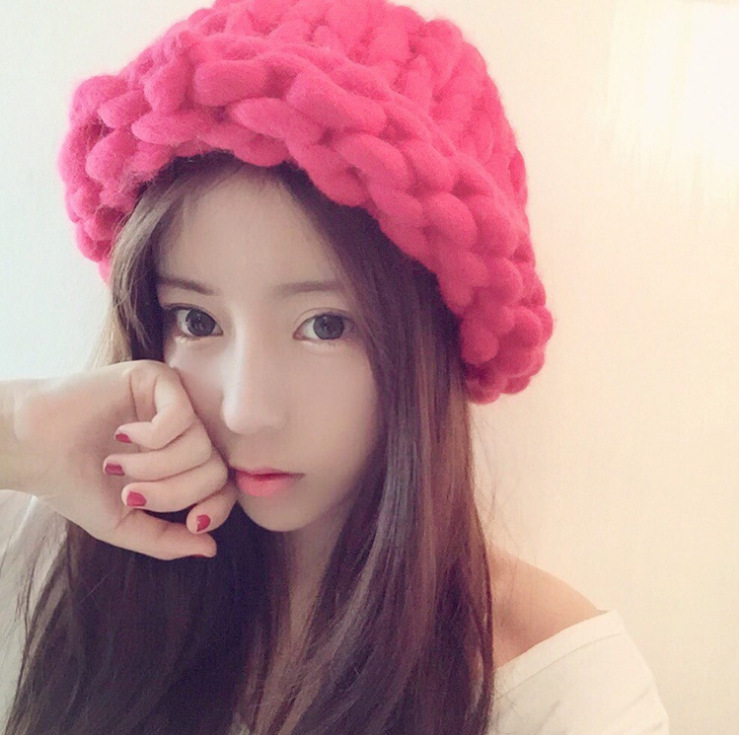 Iceland wool thick hat line hand-woven blanket line thick wool scarf line manufacturers wool wholesale