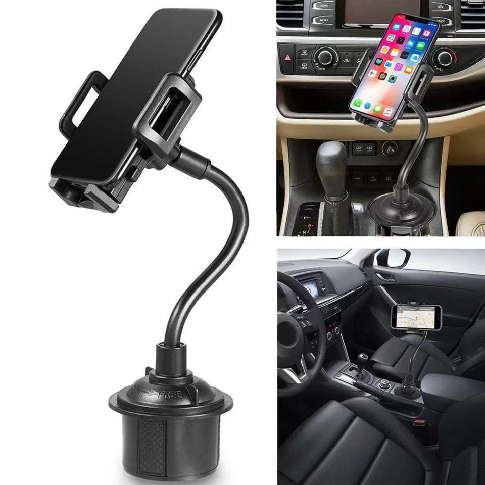 Cross-border car water cup holder mobile phone navigation car bracket central control seat retractable plastic bracket wholesale factory