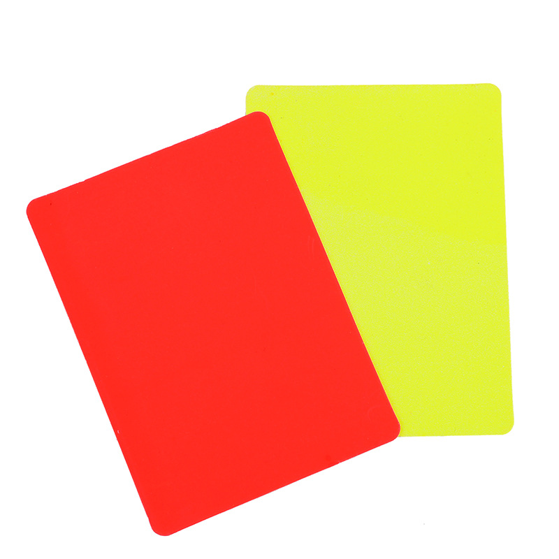 Football match Red Yellow card yellow card football referee tool football referee tool