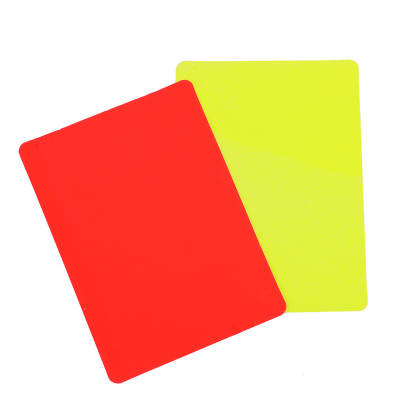 Football match Red Yellow card yellow card football referee tool football referee tool