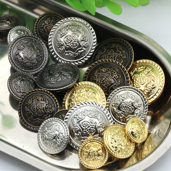 Button Button exclusive sale bronze gold silver metal copper buckle coat sweater buckle windbreaker coat buckle