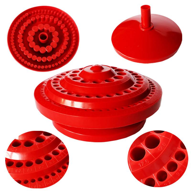 Wholesale thickened 100pc drill box drill tray rotary drill storage box tap box 1-13