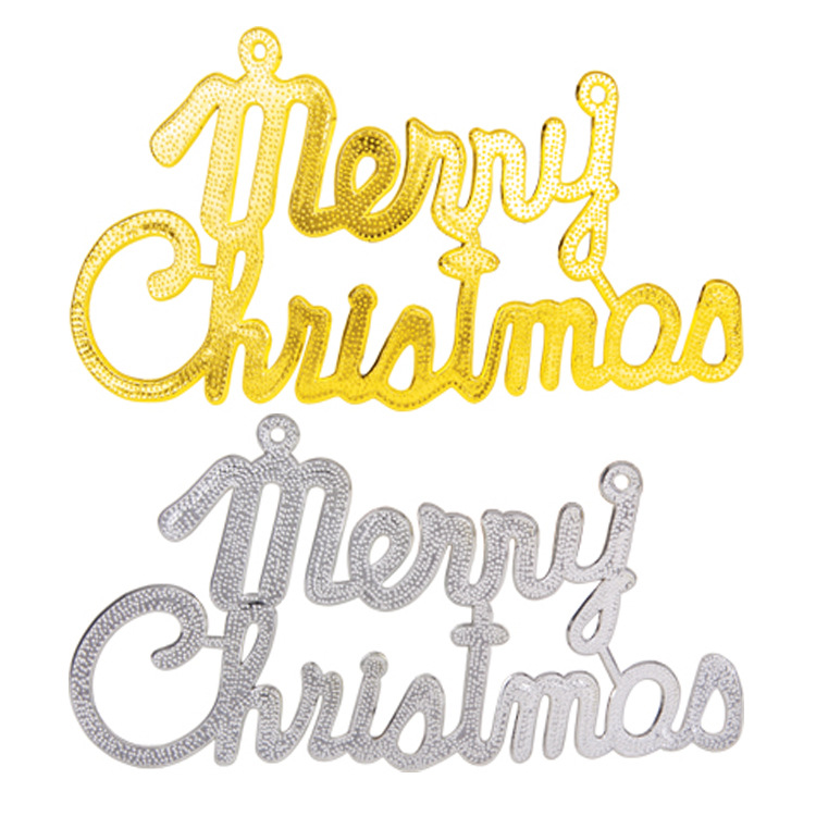 Christmas lowercase English letter card cake decoration baking card accessories Christmas tree Christmas hat cake decorations