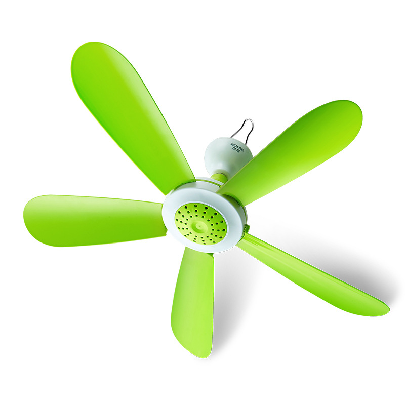 Zhonglian speed regulating small ceiling fan mini electric fan breeze low noise student dormitory mosquito net fan household hanging fan