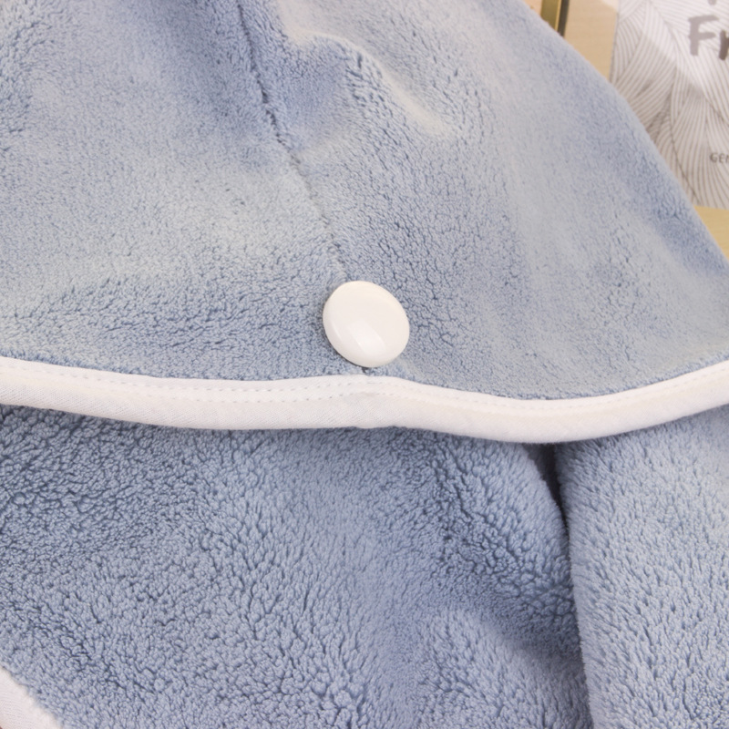 Factory direct microfiber quick-drying absorbent edging dry hair towel wholesalers Super gift dry hair hat turban