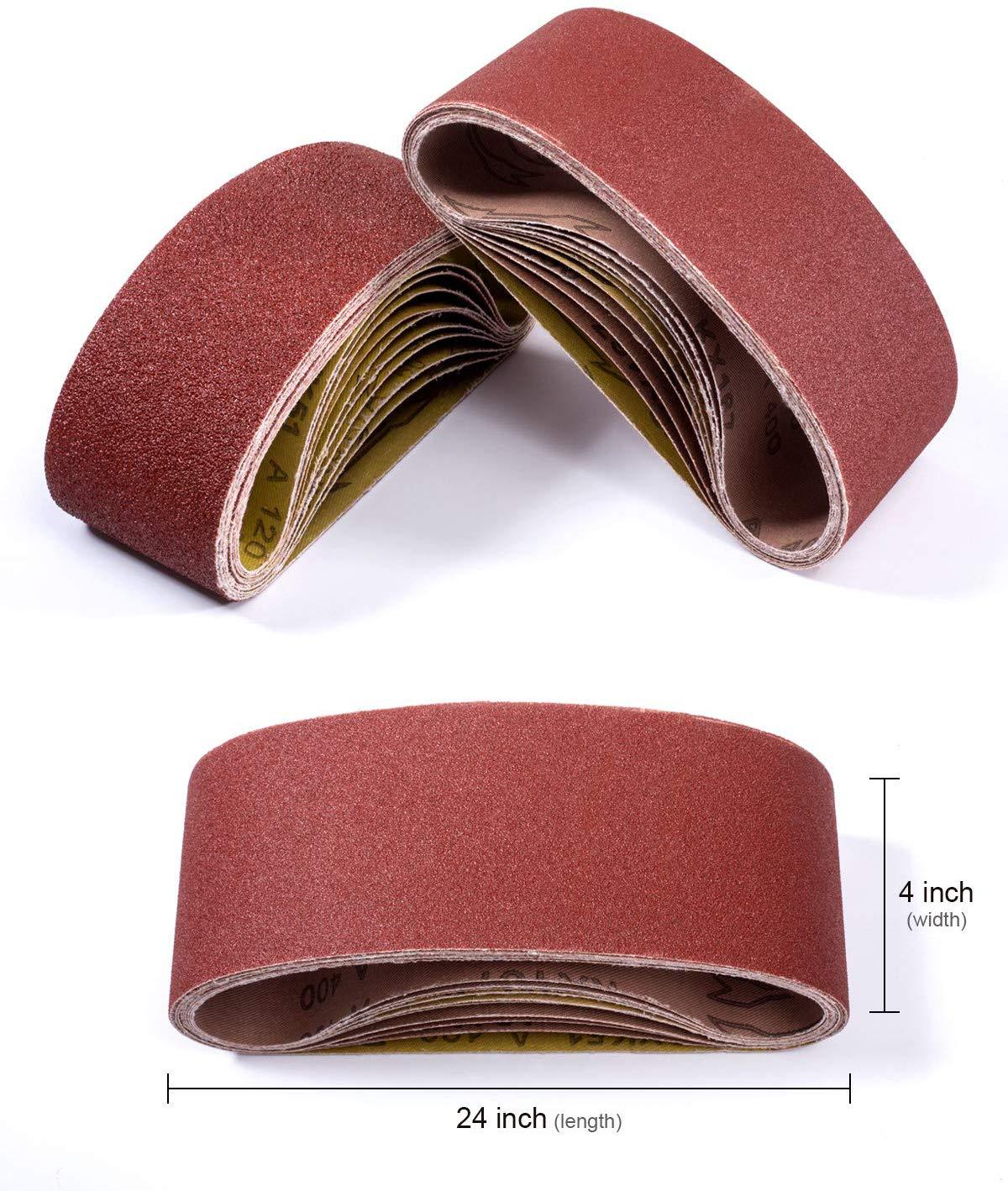 Factory direct supply Amazon ebay explosions abrasive belt 2*24 inch set 610*100 foreign trade supply can be packaged
