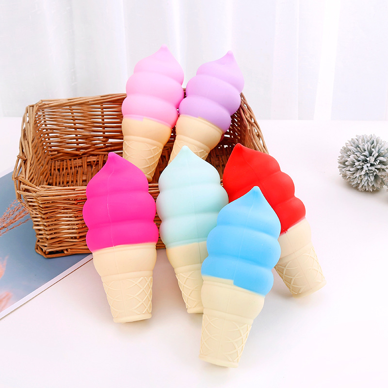 Hanging Silicone Korean Style New Cute Fashion Ice Cream Explosive Clasp Key Bag Card Bag Coin Coin Purse