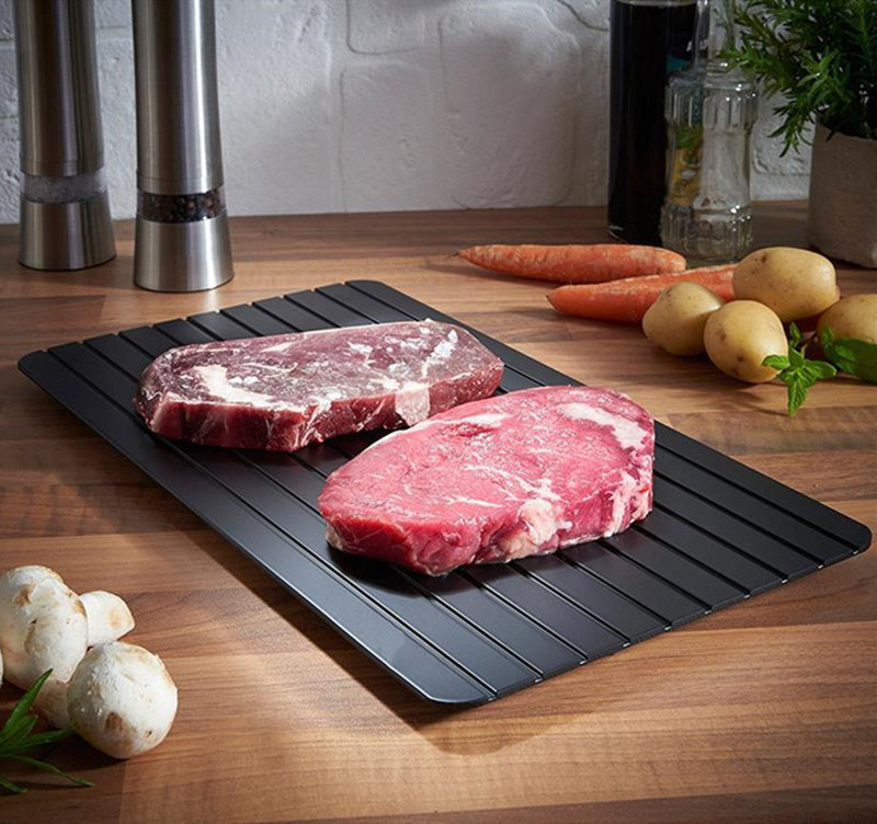 Quick Thawing Plate Kitchen Household Aluminum Alloy Fast Steak Frozen Food Meat Quick Thawing Plate