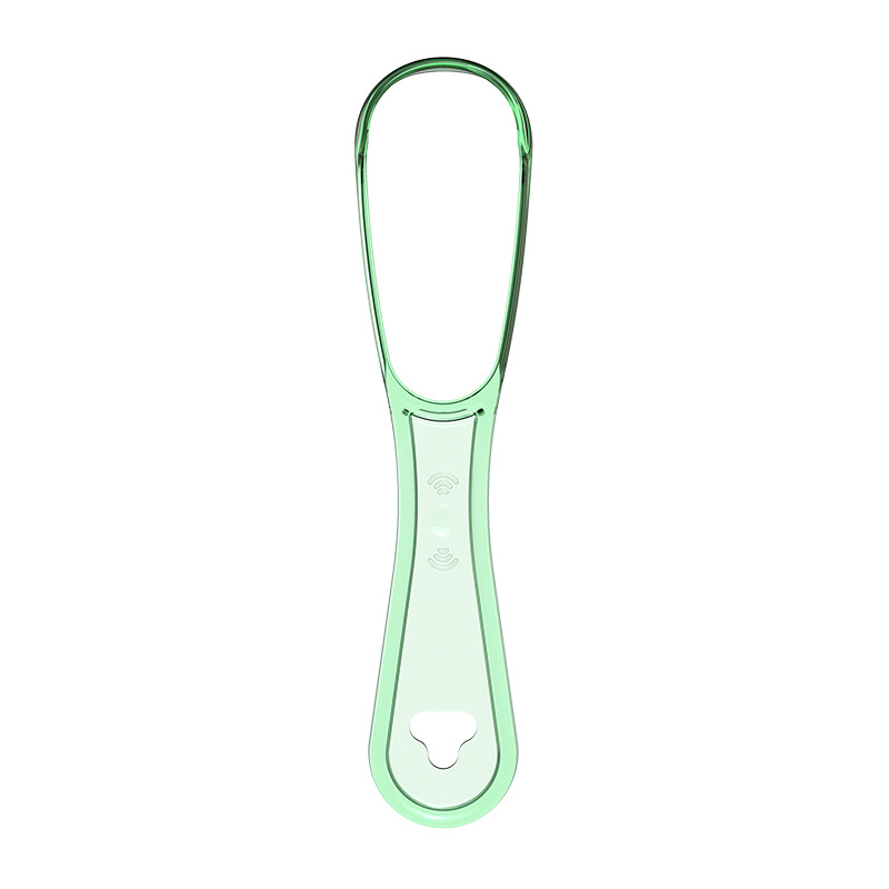 Factory direct adult tongue scraper tongue coating cleaning scraping breath tongue cleaning scraper food grade PP material