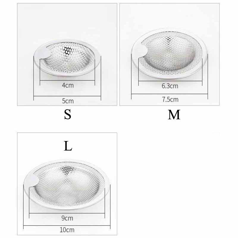 浴室ステンレス鋼シンク排水フィルターネットハンドルキッチンシンクストレーナーフィルターネット浴室キッチン用|undefined
