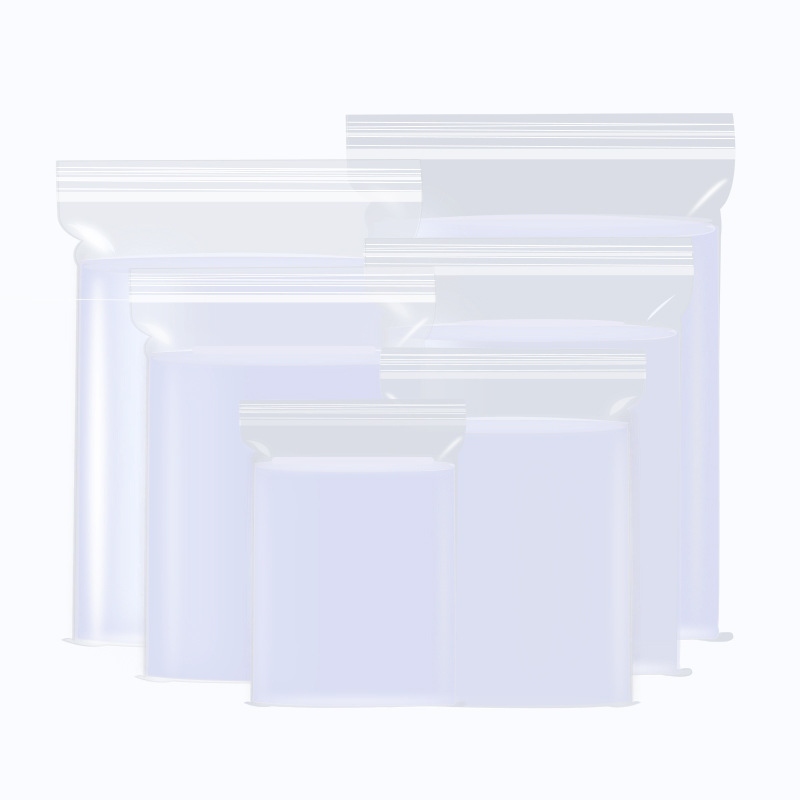 pe plastic self-sealing bag thickened transparent disposable food sealing bag clothing storage dustproof packaging bag sealed bag