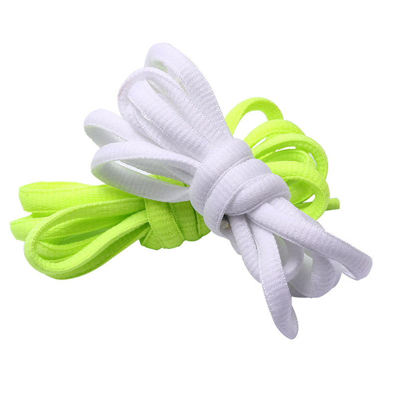 [05] semicircle shoelace 6mm black and white oval shoelace for basketball casual sneaker shoelace AJ skachi