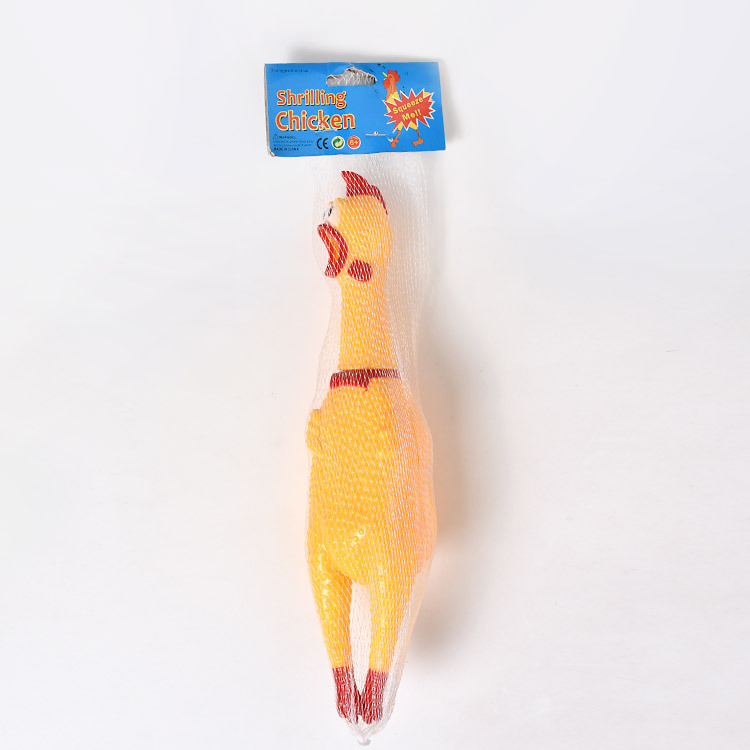 Factory direct pet toy dog barking chicken barking chicken grinding teeth vinyl chicken spot wholesale