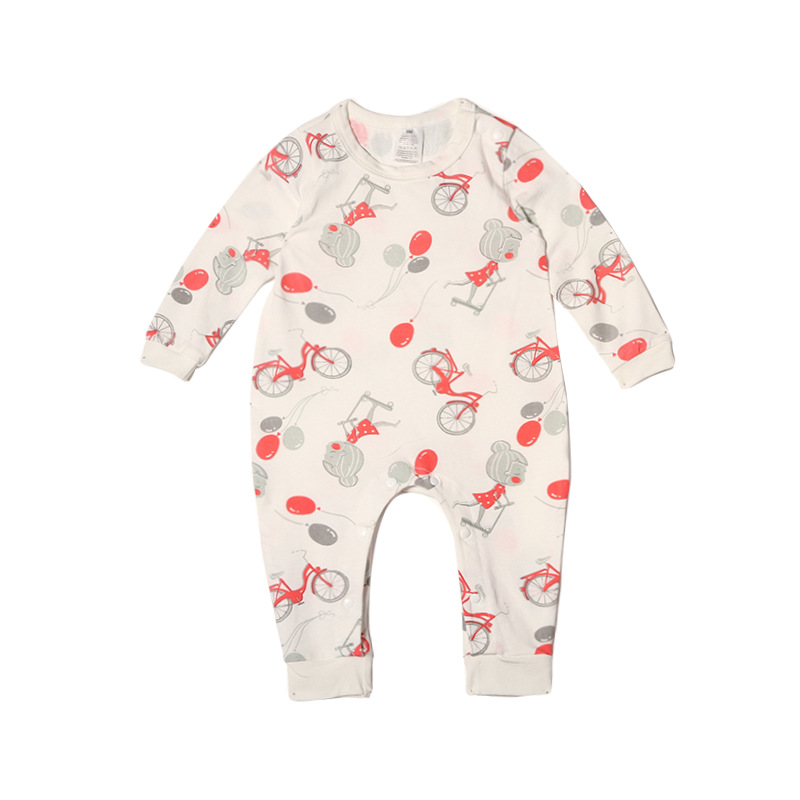 Climbing Clothing Korean-style Baby Clothes Spring Baby Clothes Thin Baby Jumpsuit Long-sleeved Jumpsuit 1501a
