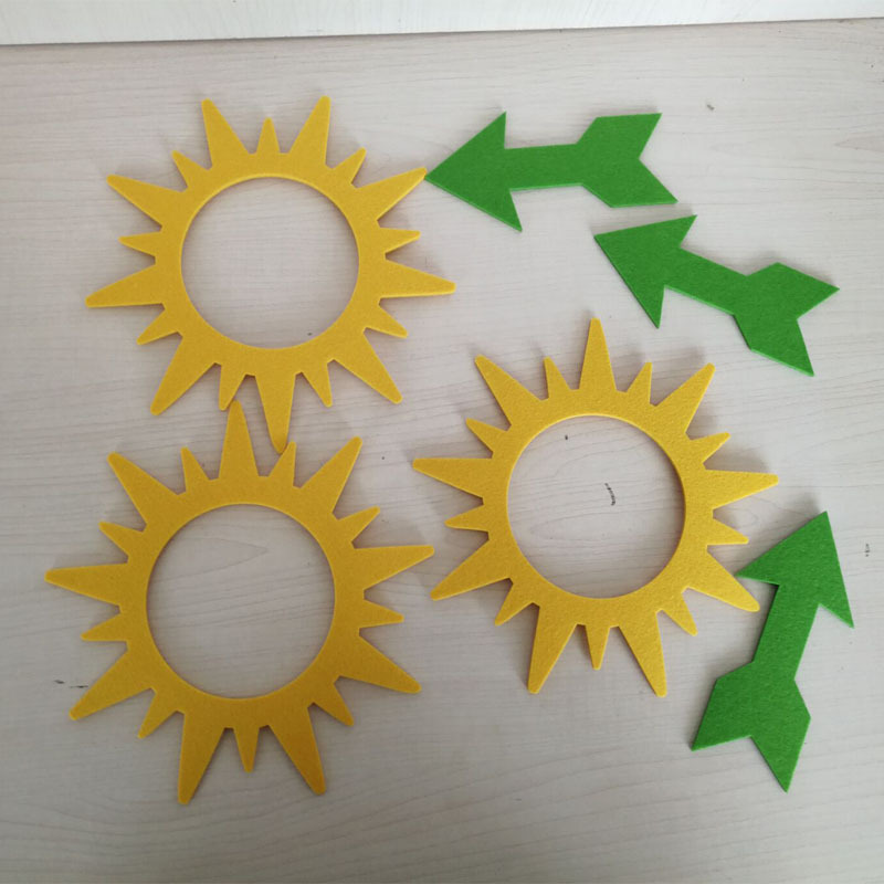 Color Environmental protection European and American style photo frame baby blanket photo frame photography props felt frame can be shown in pictures