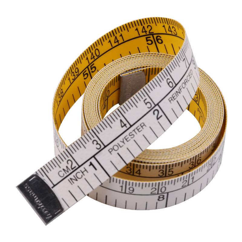 Wholesale tape measure 1.5 meters three-way clothing ruler tailor ruler sewing ruler inch small tape soft ruler